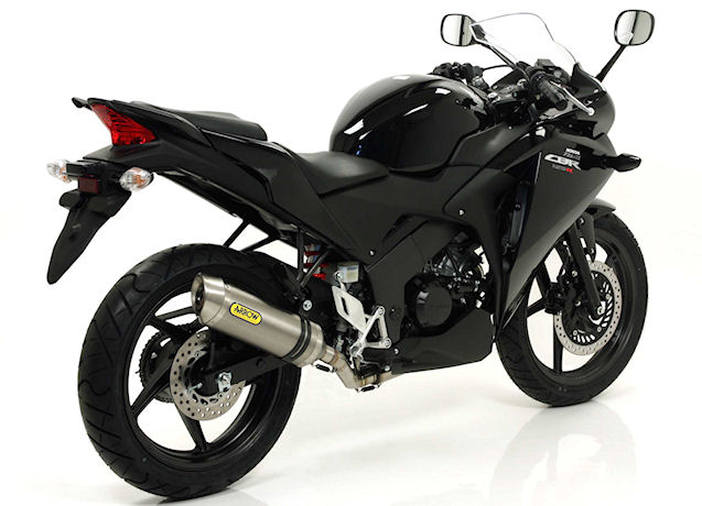 pot d'échappement et silencieux arrow pour Honda CBR 125 R 2011 typ